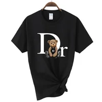 Luxury Brand Cute Bear Print Women T-shirt  Tshirt Summer Graphic Fashion Female T Shirts Woman Clothing Free Shipping - Image 3