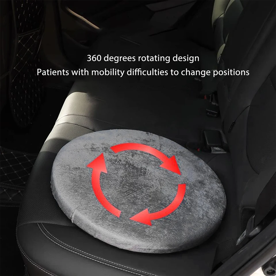 Cushion Slip Proof Rotating Seat Pad With Strap With Handle