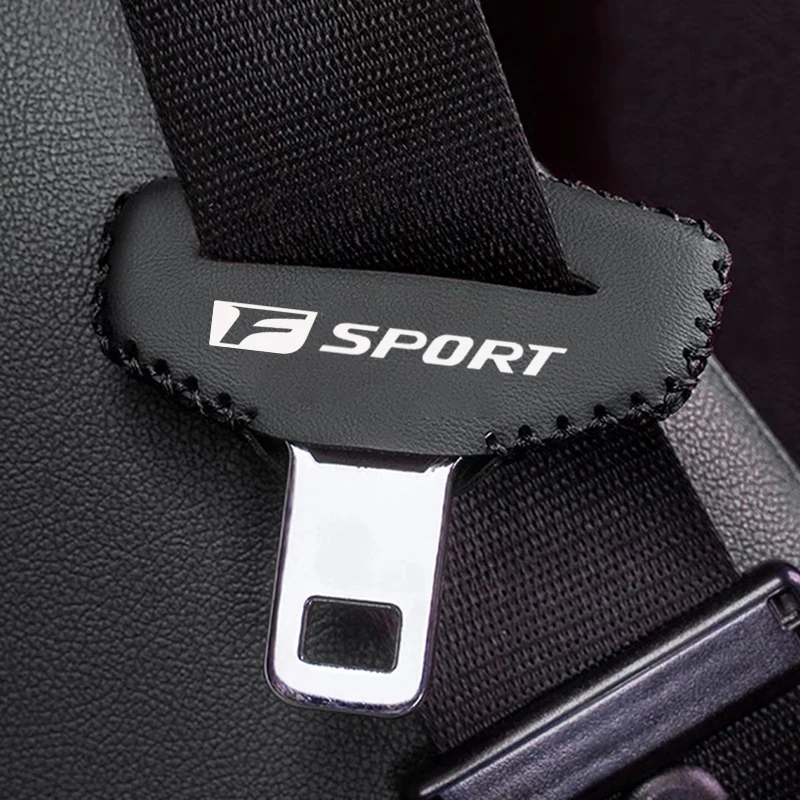 Car Seat Belt Buckle Clip Protector Interior Anti-scratch seat Belt Buckle Protective Cover for Lexus F LFA ISF GSF RCF F SPORT