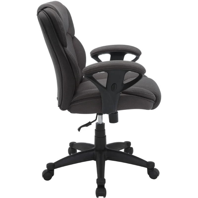 Serta Big & Tall Fabric Manager Office Chair, Supports up to 300 lbs, Gray