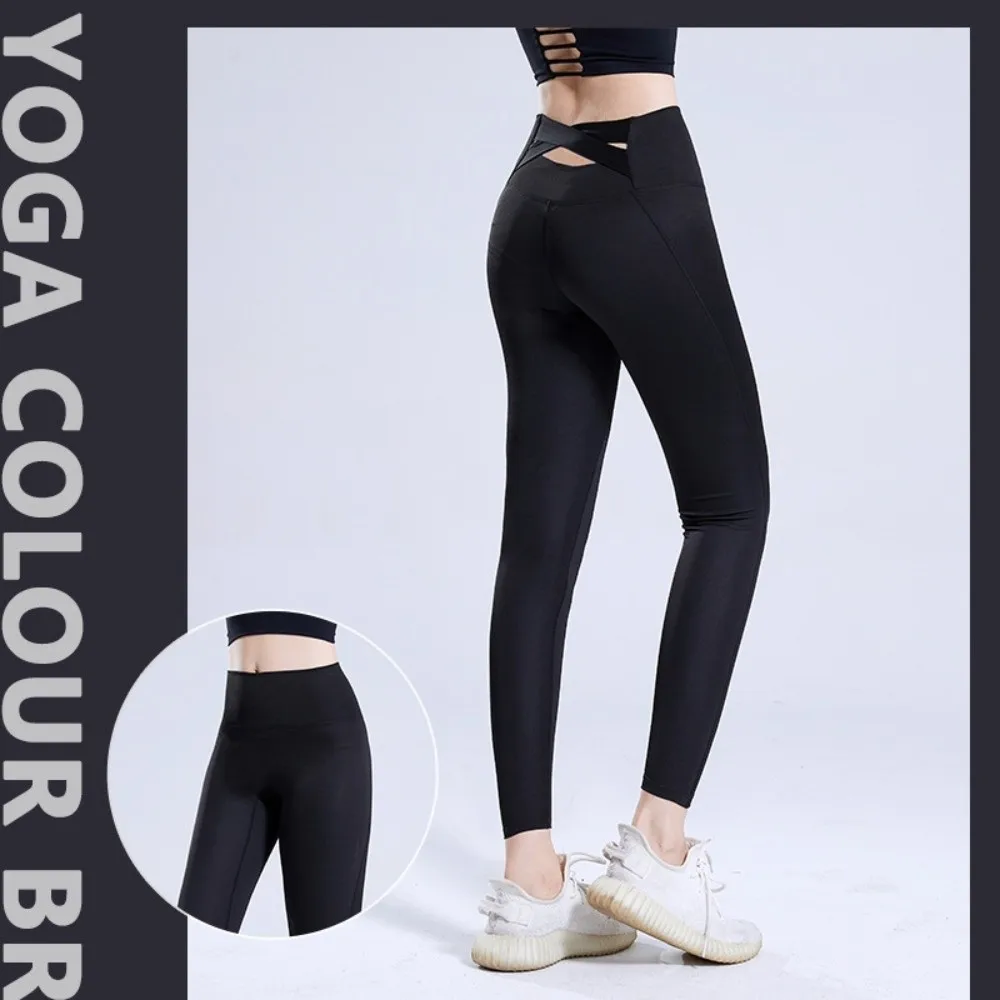 Shapewear Tight Hip Lift Yoga Pants Breathable Elastic Yoga Leggings Slimming Seamless Tummy Control Pilates Pants Female
