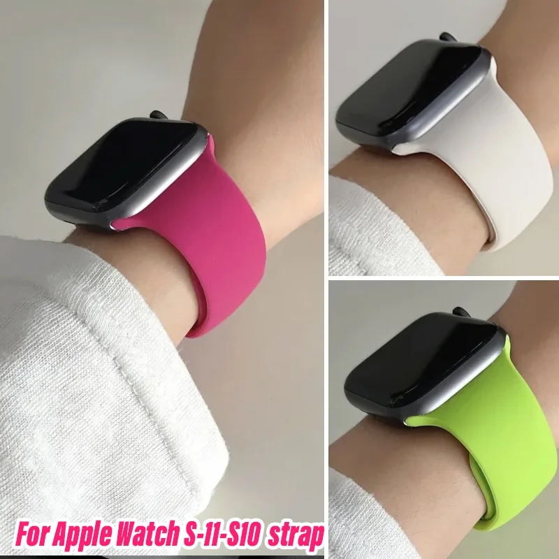 Premium Silicone Sports Band for Smartwatches - Versatile Size Options