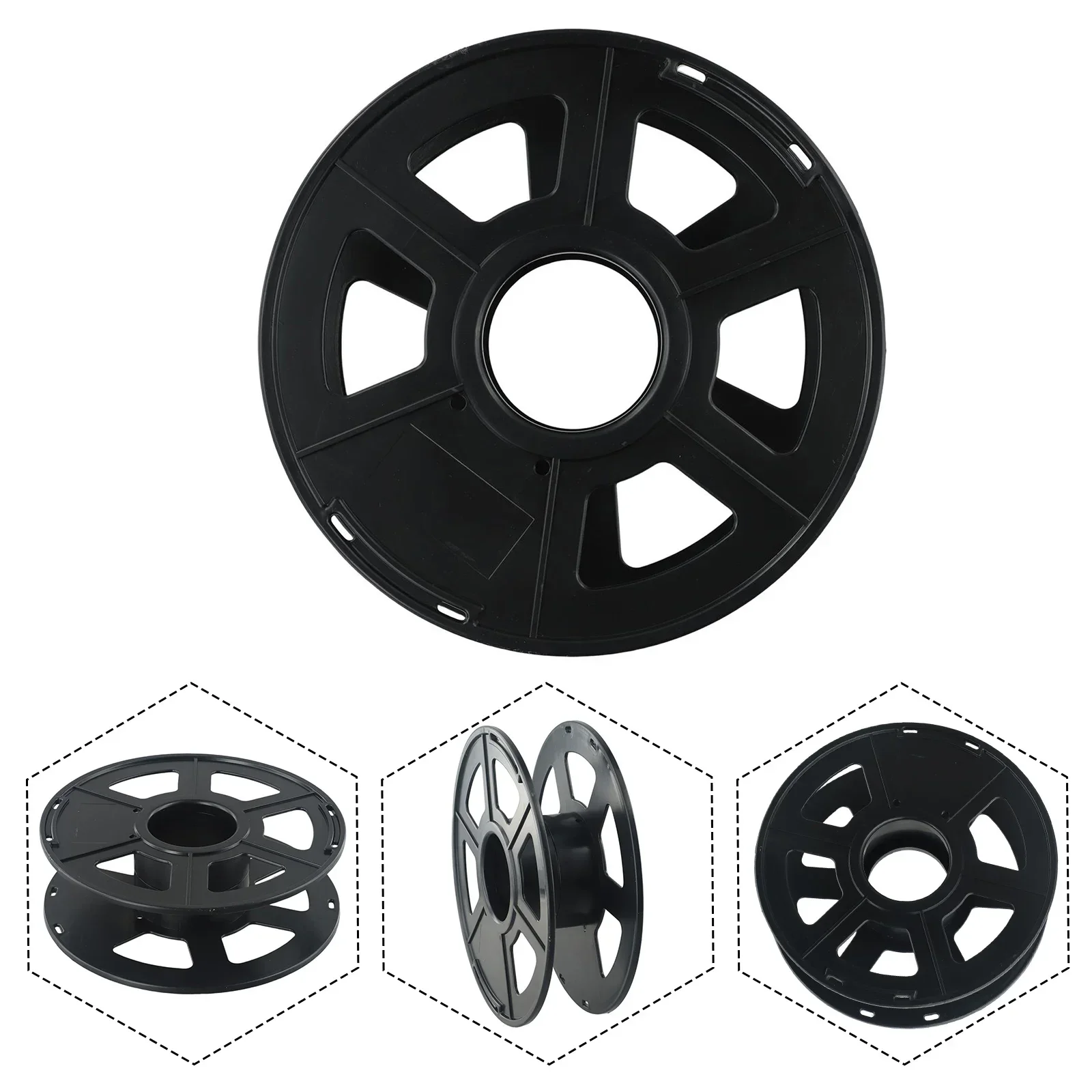 Empty Cable Wire Wrap Reel Drum for Lights Rope Leads Cables Filament 3D Printers