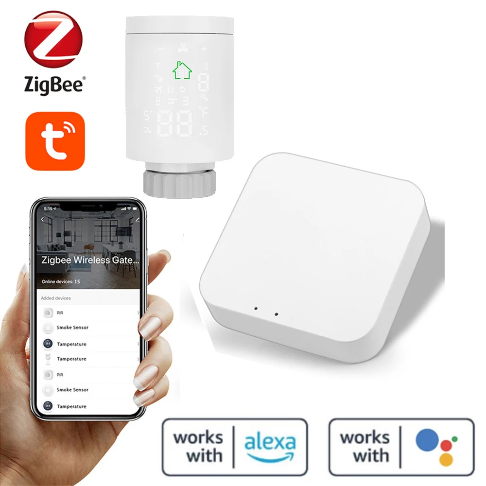 Tuya Zigbee3.0 Wireless Intelligent Thermostat +gateway Home