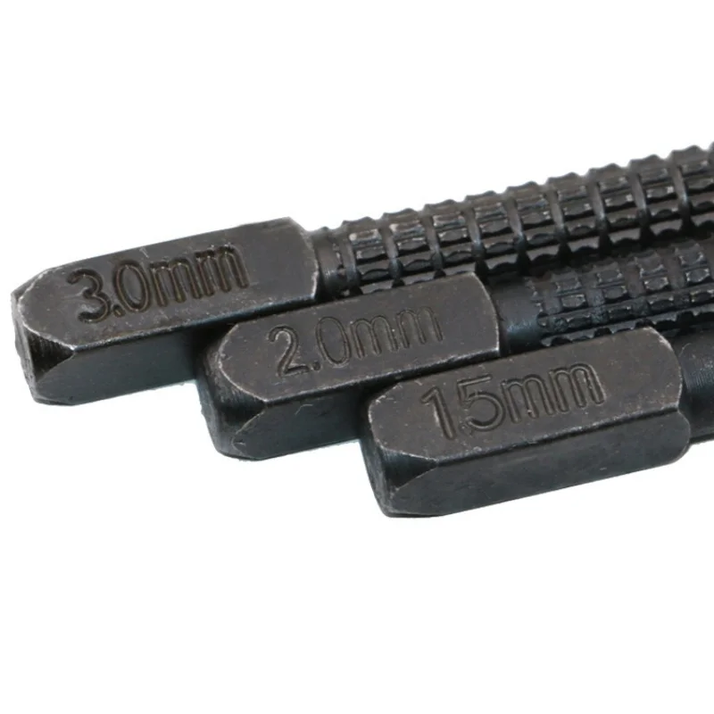 3Pcs Center Dash High Carbon Steel Non Slip Center Pin Punch Set for Alloy Steel Metal Wood Drilling Tool