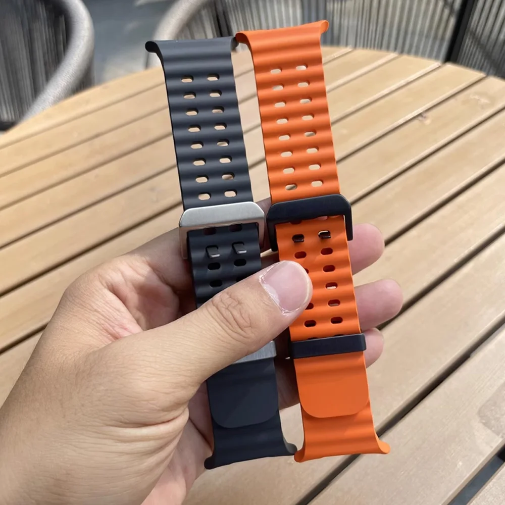 Silicone Sport Band in Ocean Blue for Smartwatch Accessories