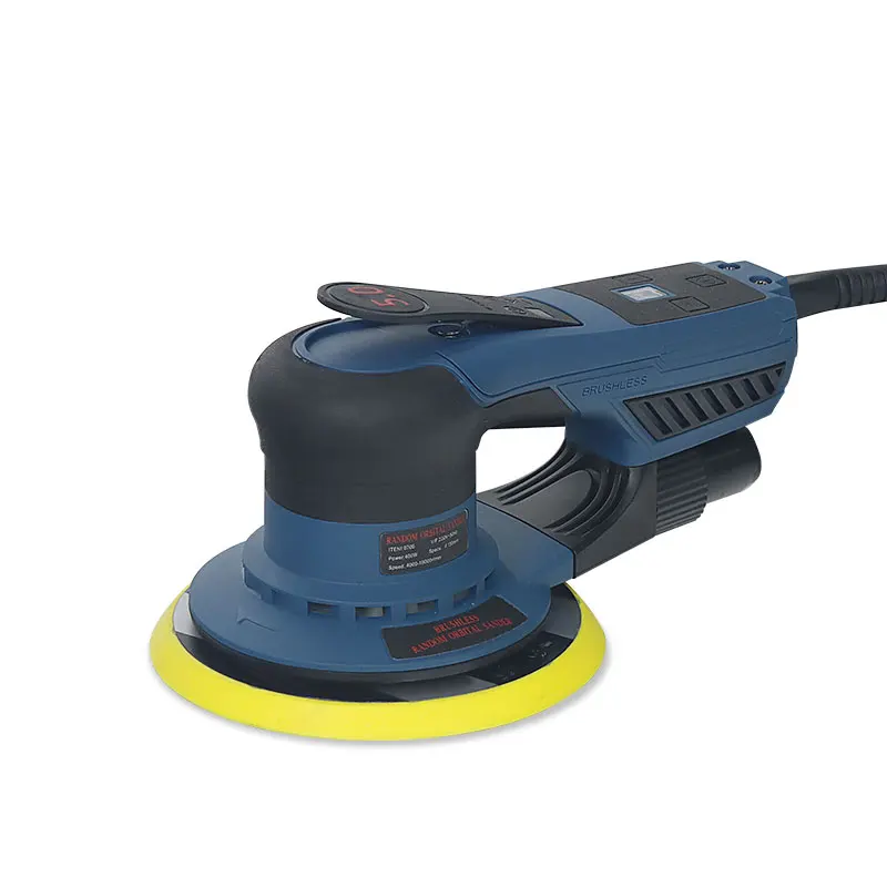 Car Polisher Cordless Car Polisher Electric Polisher Electric Orbital Sander New Orbital Sander Brushless Car Polisher Variable Speed ​​Polisher DA 6 Inch 5mm Orbital Double Action Car Polisher Sander
