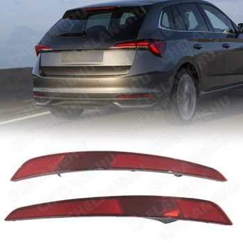 Paraurti posteriore Riflettori Luci Per Skoda Scala 2019 2020 2021 2022 2023 2024 Lampade di Avvertimento Lampade di Arresto Luce di Freno 657945701A
