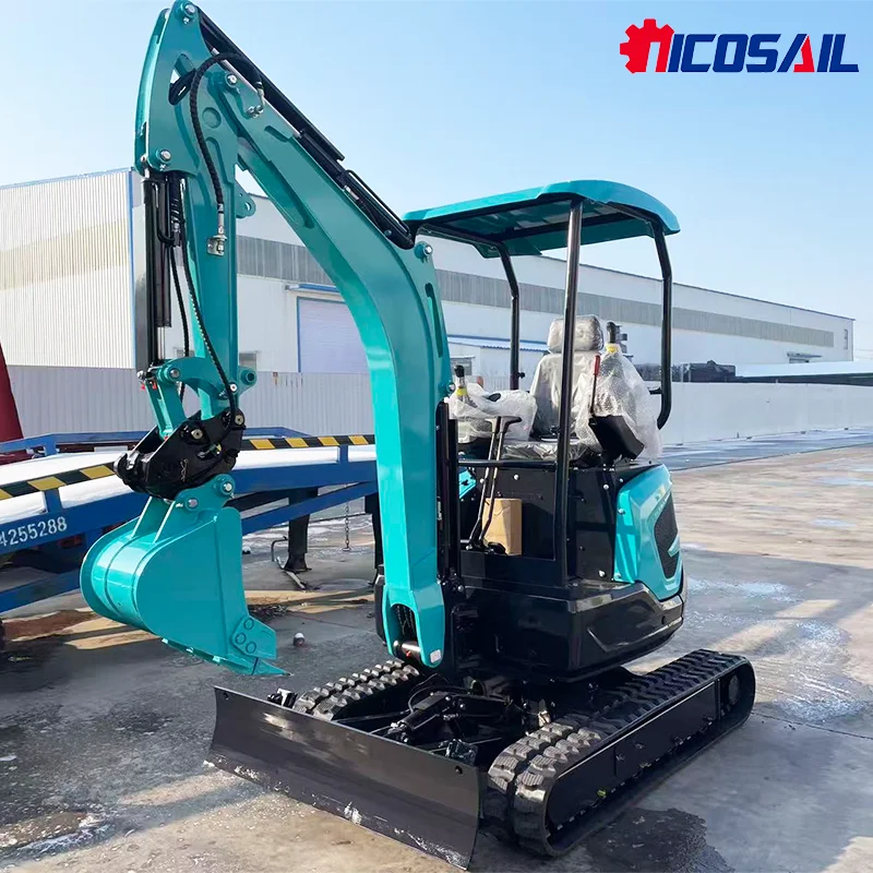 Nicosail OKW22U 2,5 Tonnen hydraulischer Minibagger erfüllt CE/EPA/EURO 5-Emission 2,2 Tonnen kleine Bagger-Bagger-Schaufel