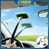 Car Window Cleaner Brush Kit Microfiber Windshield Cleaning Tool Auto Interior Glass Wash Wiper Long Handle Reusable Cloth Pad 1
