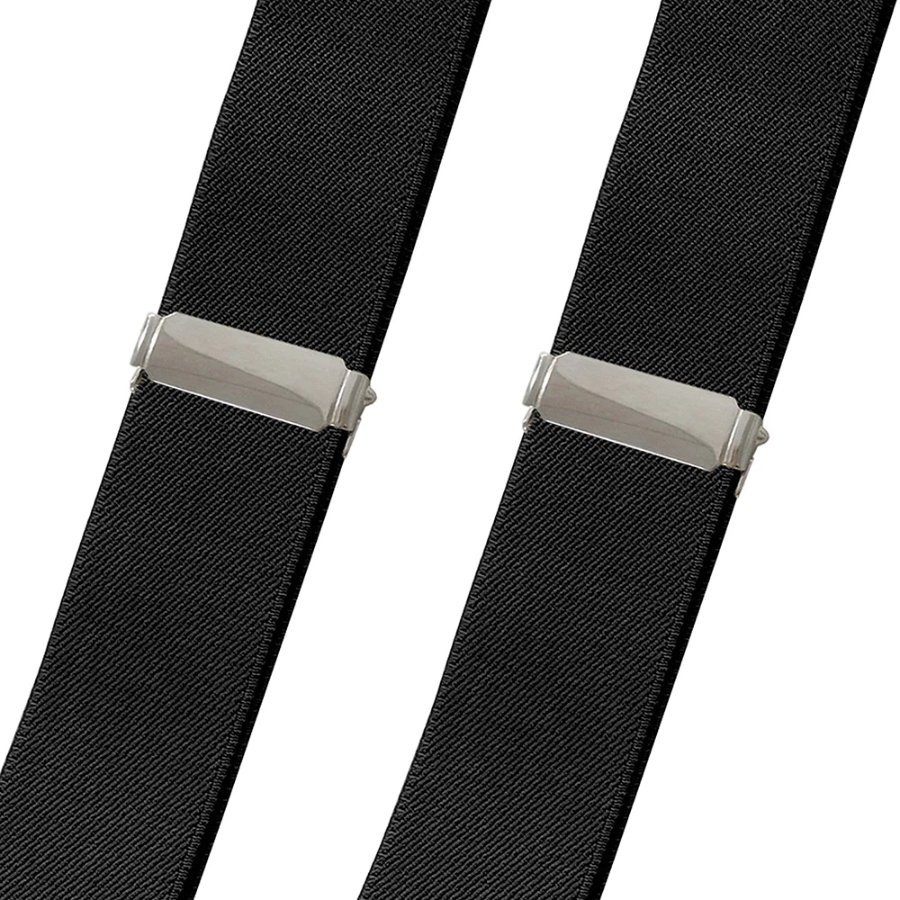Bretele VOOTHOST pentru bărbați Lucrează rezistente mari și înalte 5 cm lățime X spate cu 4 cleme puternice Bretele elastice ajustabile pentru pantaloni VA036_voghion.com
