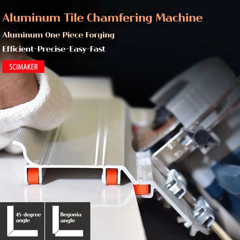 Tile Cutting Tool Ceramic Tile 45 Degree Edge Cutting Auxiliary Tool Can Be Used to Assist in Cutting 45 Degree Edges Begonia Edges