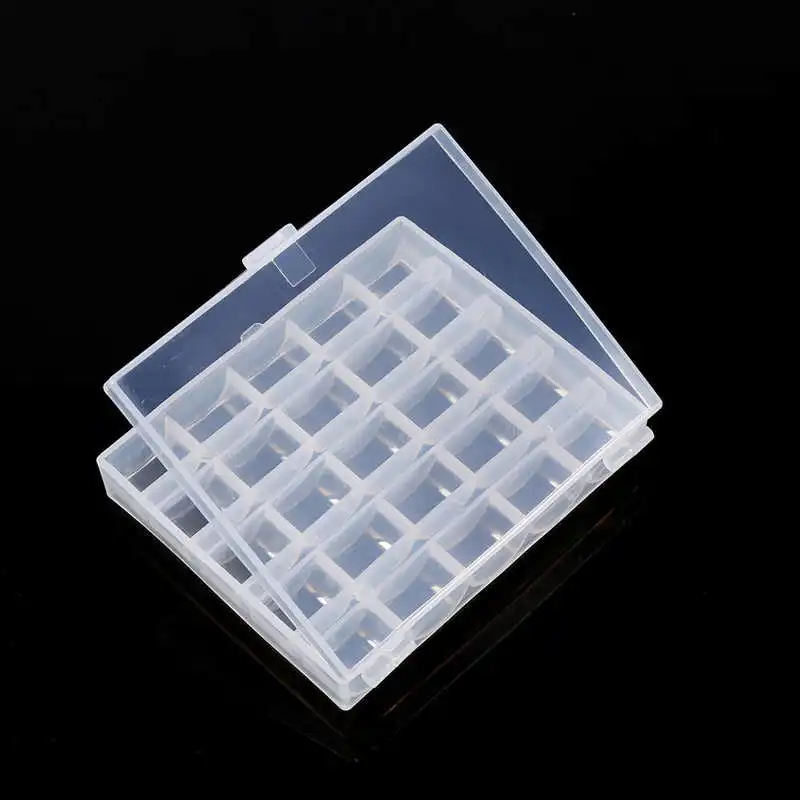 Yarn Bowl Plastic Bobbin Case Storage For 25 Spools 1pc
