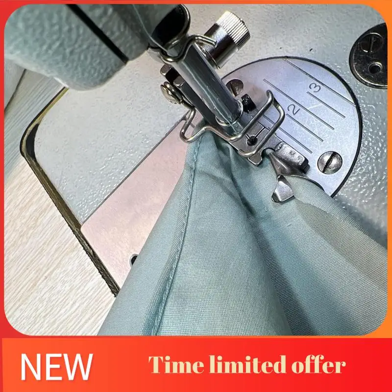 3Pc Hem Pull Tube Silk Chiffon Skirt Crimping Presser Foot Flat Car Arc Curling Presser Foot 1/8Inch+3/16Inch+1/4Inch