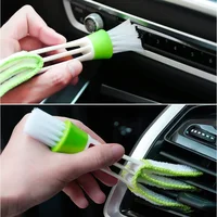 Universal Car Air Vent Cleaning Brush Interior Car Leather Detail Cleaning Brush Dust Waste Disposal Cleaning Maintenance Tool 1