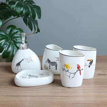 Ceramic Animal Bathroom Set 1
