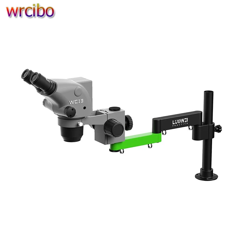 Wrcibo 현미경 스탠드 거치대 금속 브래킷, 범용 유연한 접이식 360 ° 조정 가능한 고정 리프팅 단조 지지대 기둥