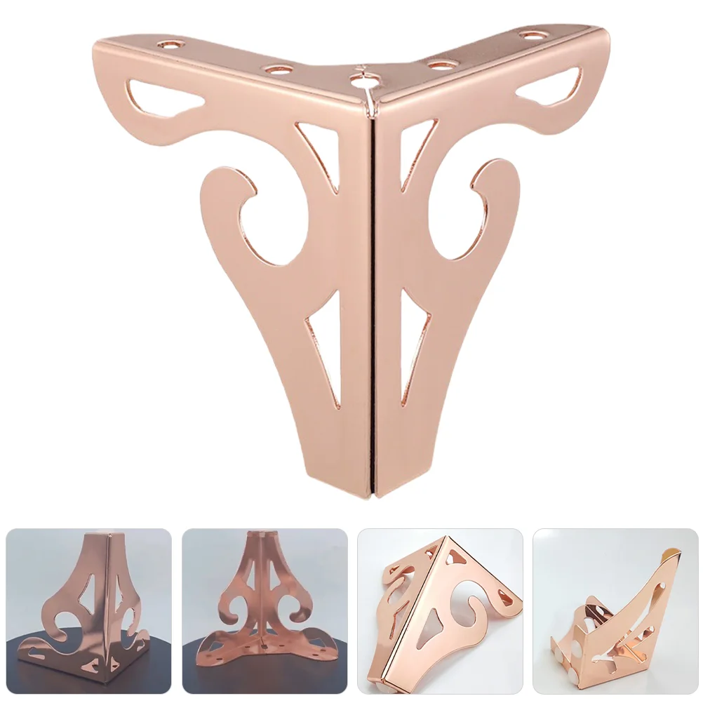 4 Pcs Furniture Legs Dresser Metal Sofa Coffee Table Dressing Support Feet Iron