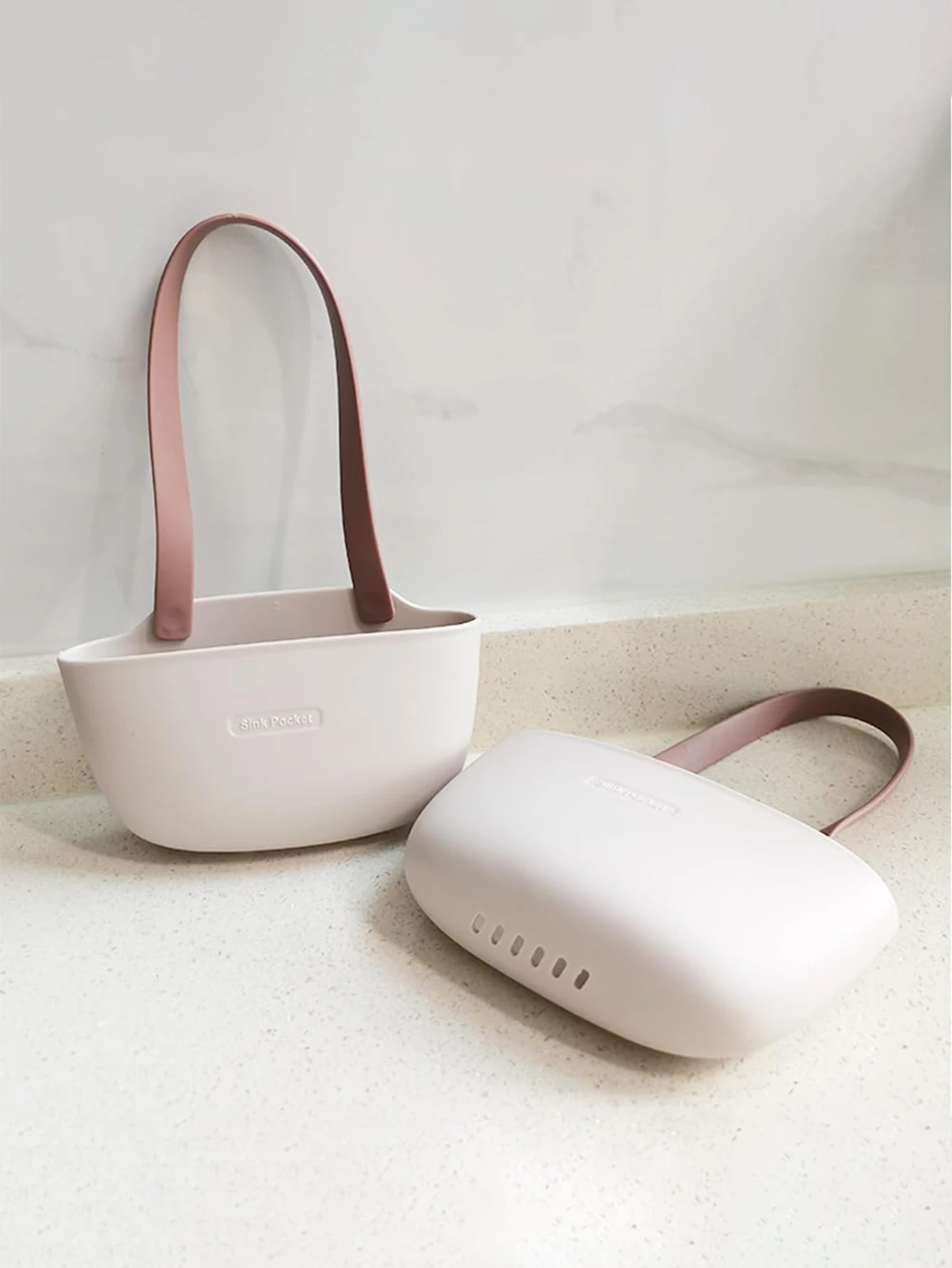 Hanging Soap Sponge Holder, Double Draining Basket, Sink Storage Organizer,Bathroom Soap Shelf,Sink Drain Rack Kitchen Accessori 7 küchexyz.de küchexyz.de Best Price | Fast Delivery |Quality Product Hanging Soap Sponge Holder, Double Draining Basket, Sink Storage Organizer,Bathroom Soap Shelf,Sink Drain Rack Kitchen Accessori