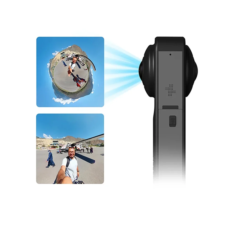 360 Anti Shake Waterproof Panoramic Camera Suitable For Professional Cycling Extreme Sports Live Streaming Exquisite Gift