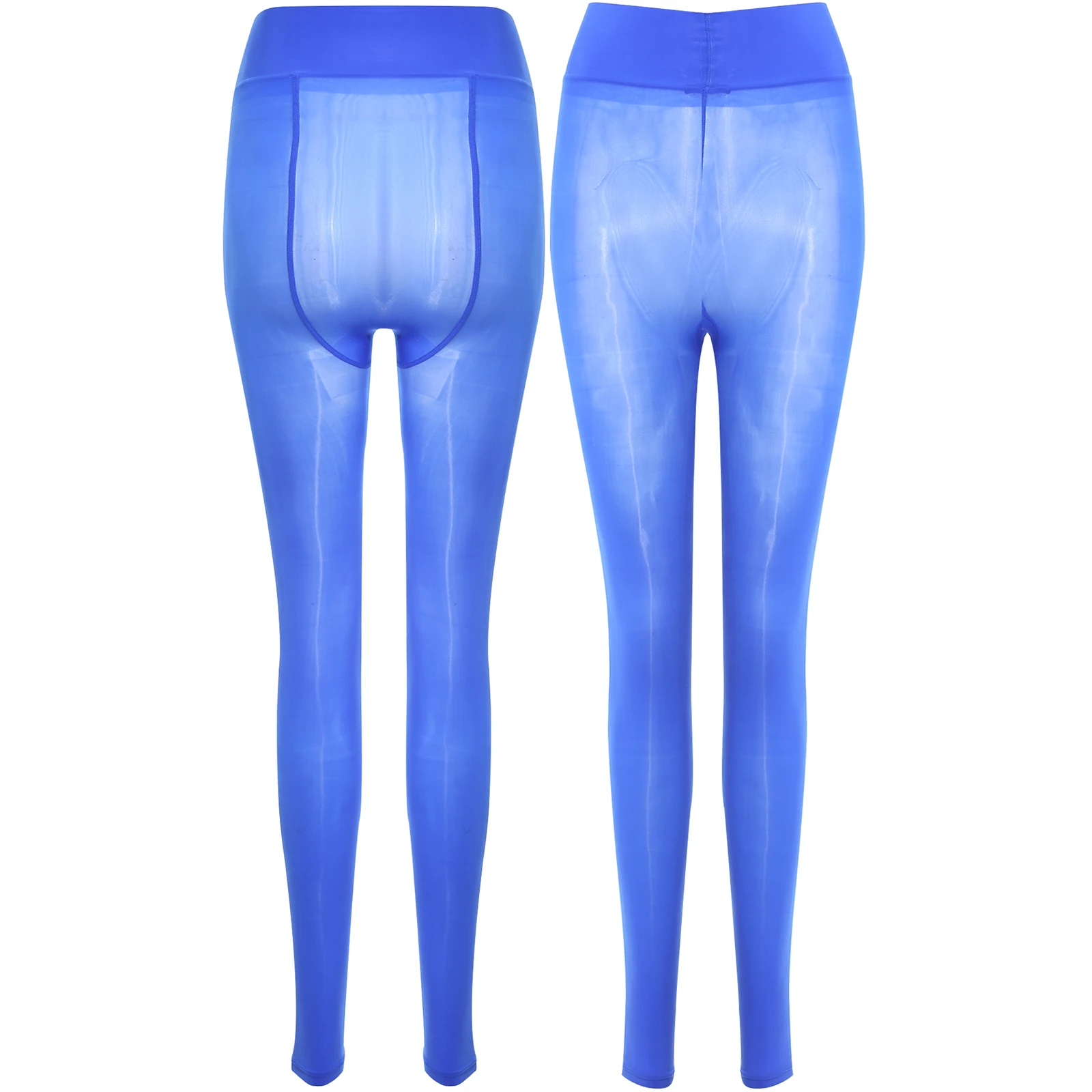 Womens Pantyhose Sheer Mesh Tights See Through Leggings High Waist Skinny Pants Sexy Baselayer Tights for Dress Skirt Nightwear