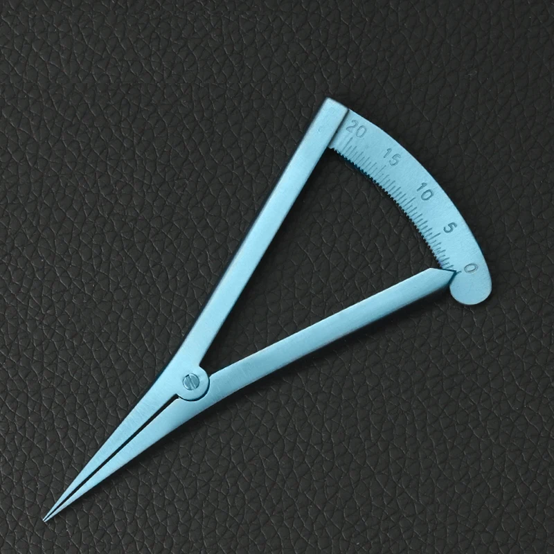 Castroviejo Caliper 20mm Screw adjustment Caliper ophthalmic surgical instrument