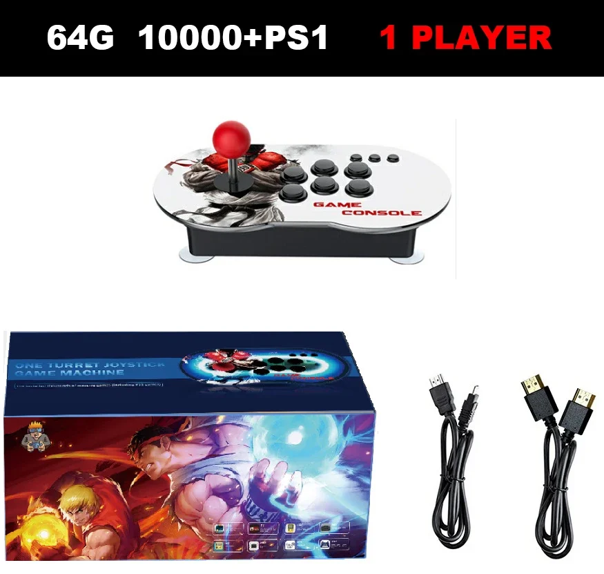 Retro Video Game 10000 Games Console Joystick with PS1 /GB/CPS/FC Games M9 4k 64G Portable Game Controller Video Game Consoles - 3