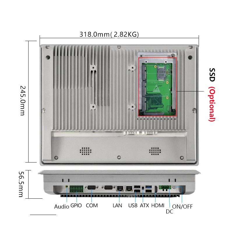  ġ г PC IP65  Ӻ PC  Ʈ Windows 10  I7 J1900 12.1 &8GB RAM 256GB RS232 RJ45 WIFI