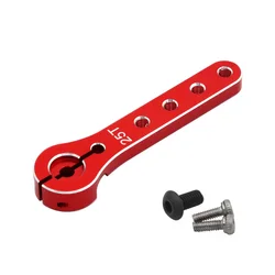 Enhanced Metal Servo Arm - 25T One - Way Swing, Heightened & Lengthened for RC Vehicles & Aircraft (C Red)