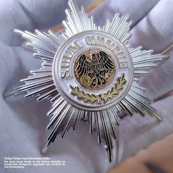 World War I Prussia Germany Badge Hohenzollern Black Eagle Order Star Medal gifts military history fan badges