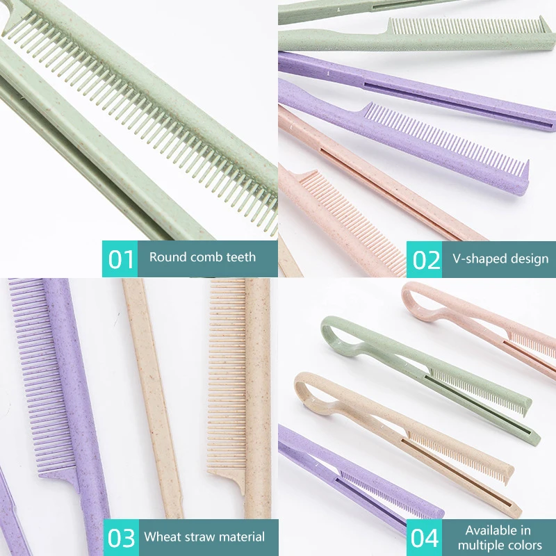 V Type Salon Women Hair Straighten Comb Styling Hairdressing Smooth Tool Hold Tongs Brush Styling Tool Accessories 3