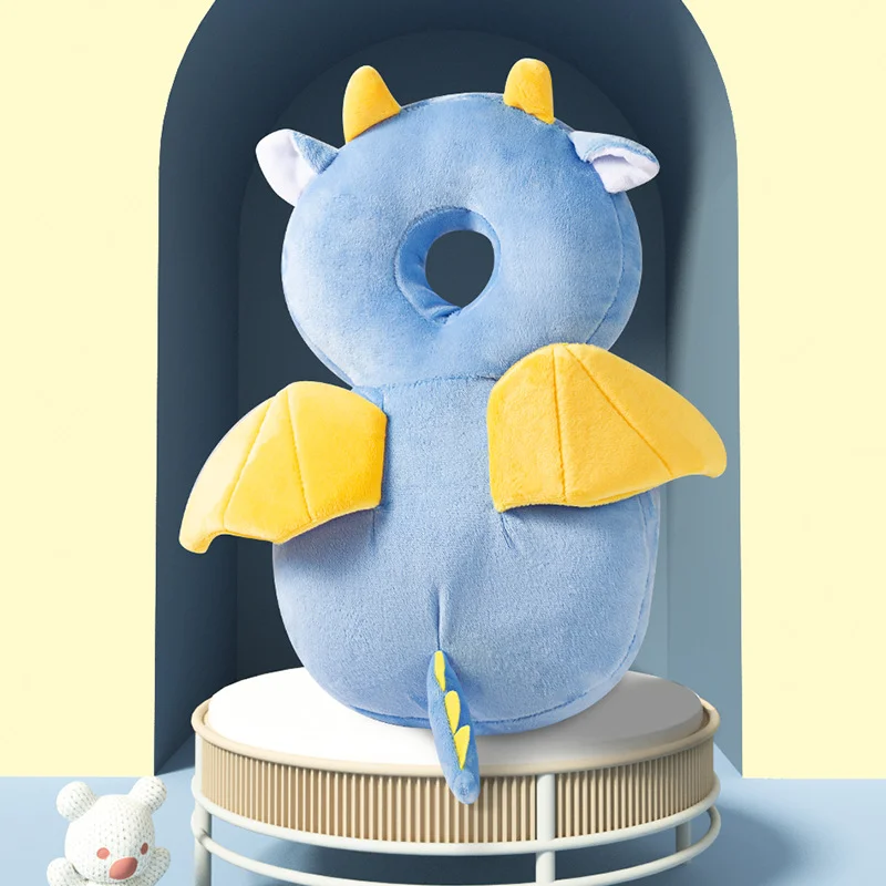 1-3 Year Baby Security Head Protector Backpack Pillow Cartoon Toddler Cushion Plush Style Pillow for Kid Children Soft PP Cotton