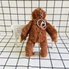 Lovely Gorilla Orangutans Monkey Cute Animal Pendant Key Ring Soft Stuffed Doll Plush Toy Girl Boy Birthday Christmas Gift 4