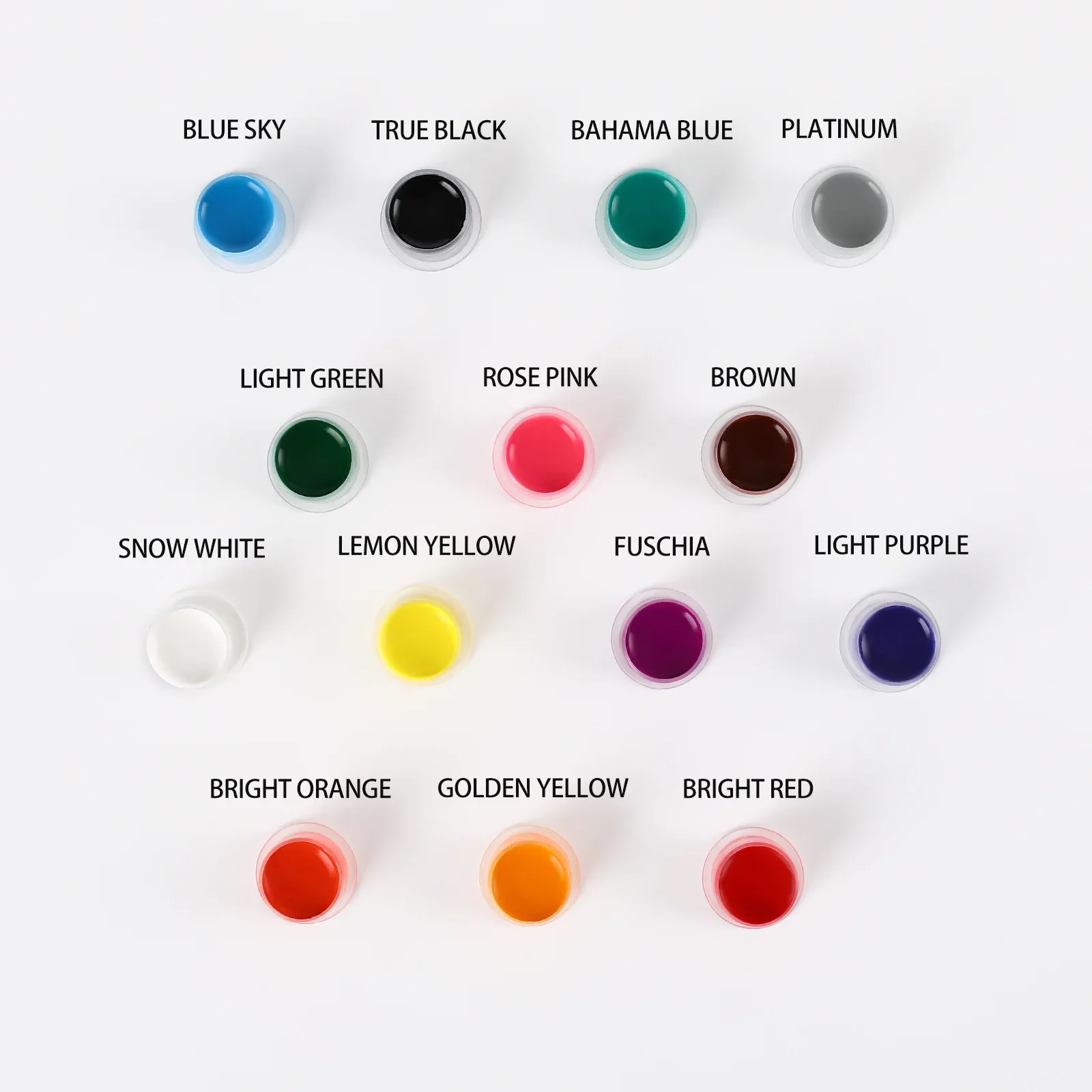 15ml 14colors Tattoo Ink Pigment with Box Body Art Tattoo Kits Professional Beauty Paints Makeup Supplies Semi-permanent