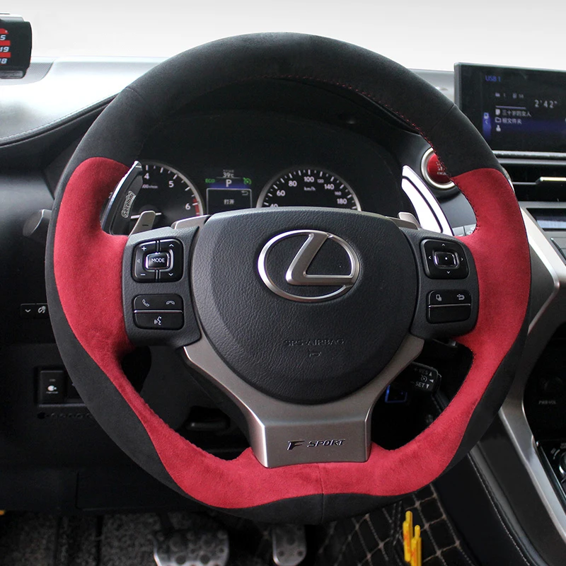 AlcantaraSteeringWheelCoverforLexusIS200t220d300h250300350