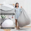 Sofas Cover Removable Lazy Sofa Inner Liner Anti-fouling Replacement Bean Bag Inner Liner Bean Chair Bean Bag No Padding 5