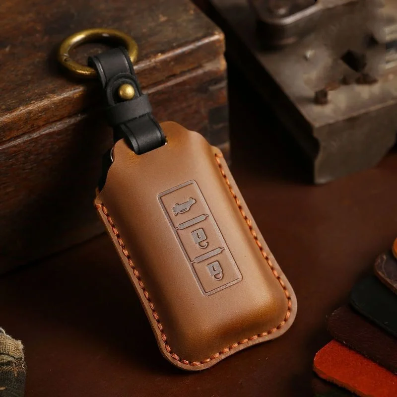 Key Case Fob Shell Cover For Mitsubishi L200 ASX Outlander Eclipse Cross Pajero Sport Lancer