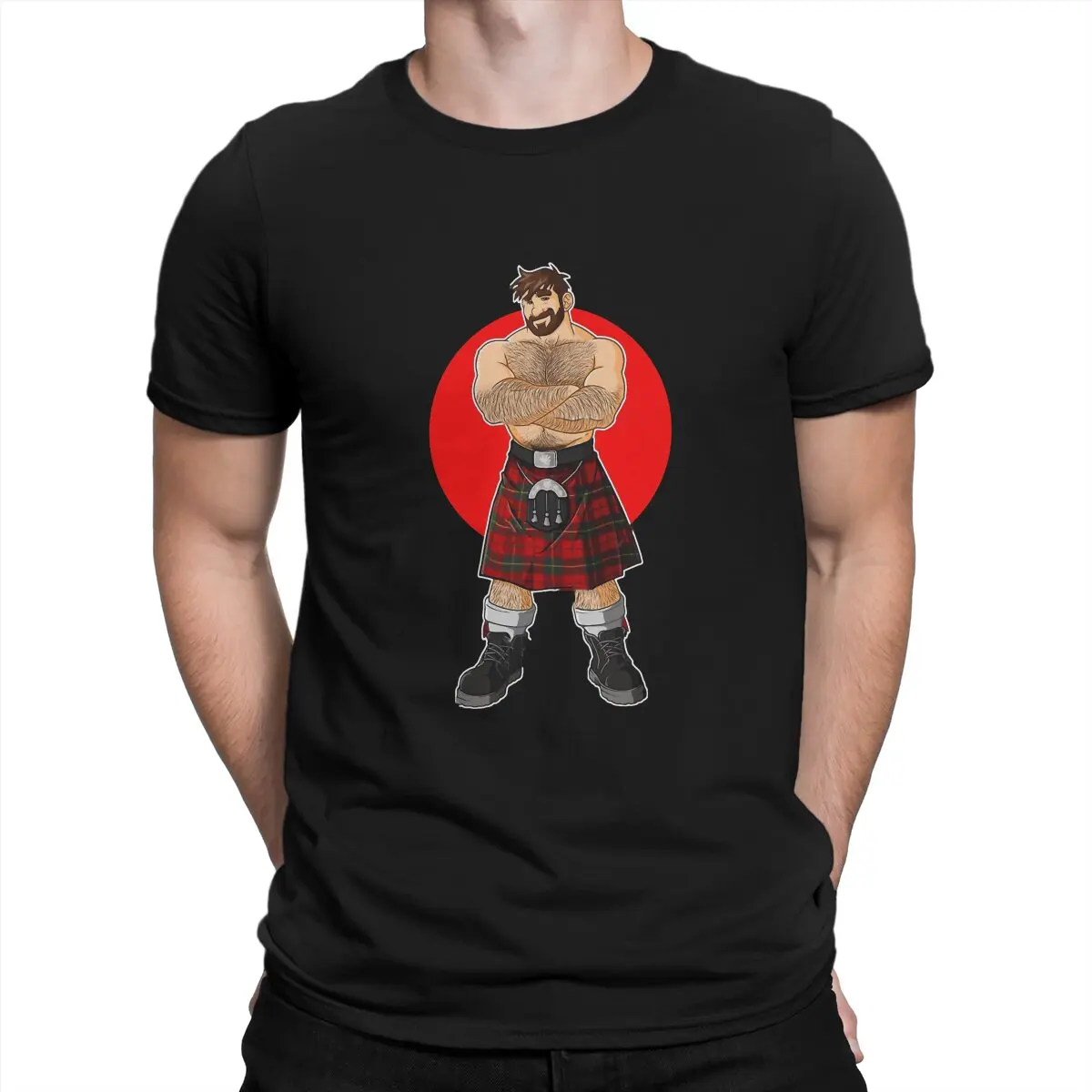 Lgbtq Maglietta Gay Pride Adam Likes Kilts Maglietta Classica In Poliestere Homme Abbigliamento Uomo Stampa Trendy
