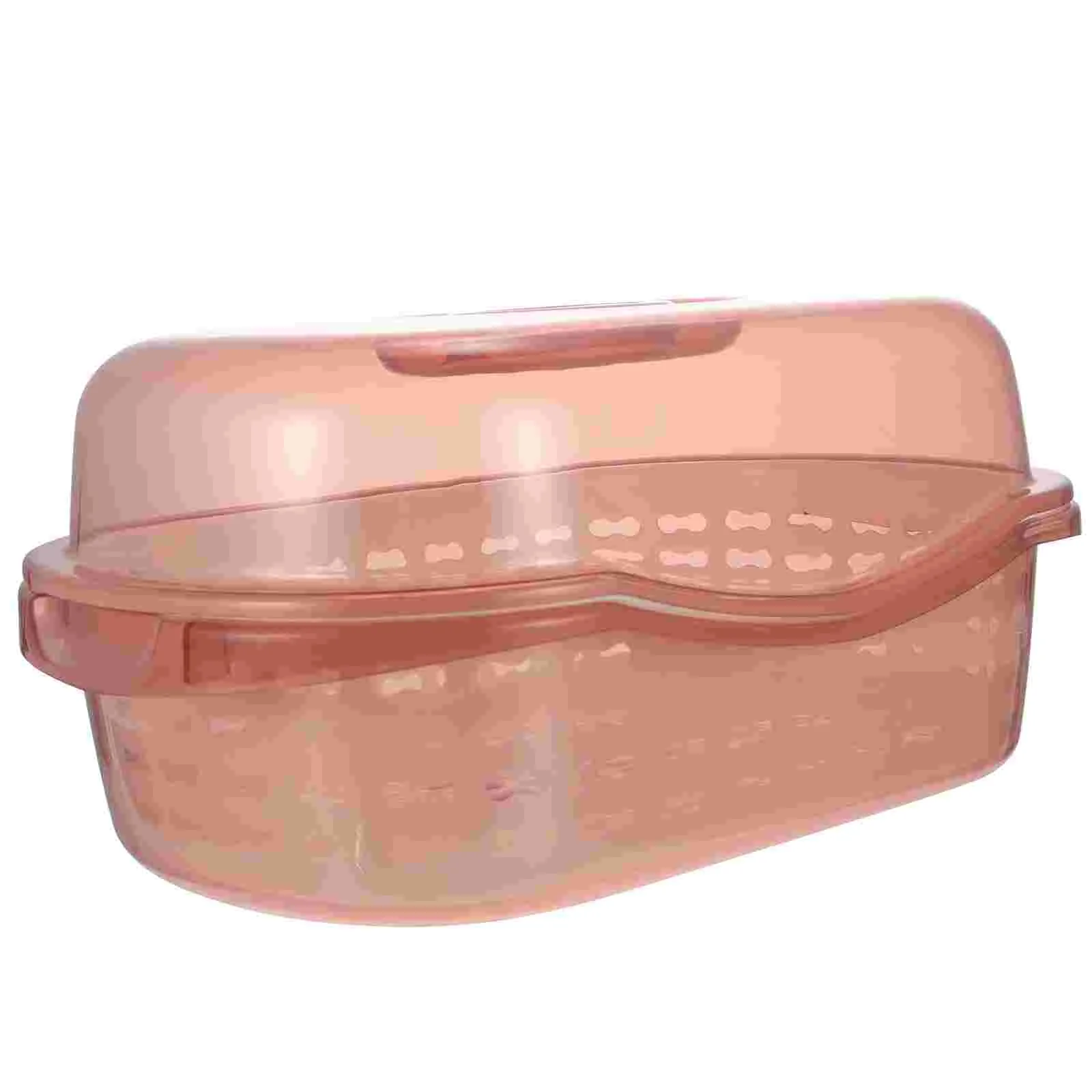 

Colander with Lid Double-Layer Drain Basket PP Strainer Basket Baby Bottle Drying Box Kitchen Versatile Storage Container