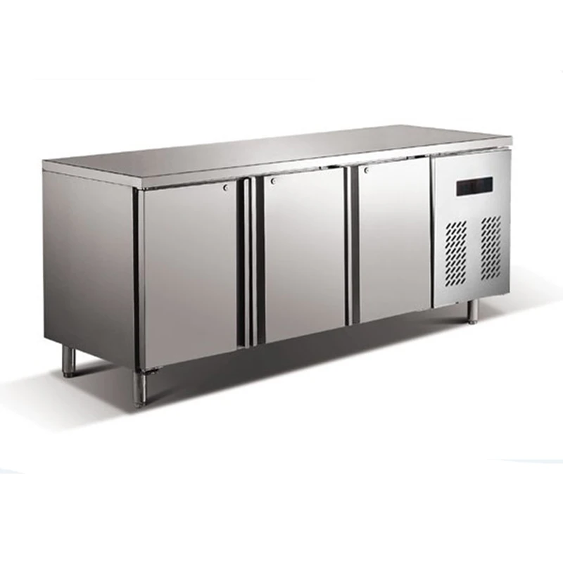 Manufacturer Work Table Kitchen Bench Stainless Steel Under Table Chest Workbench Fridge Freezer for Food