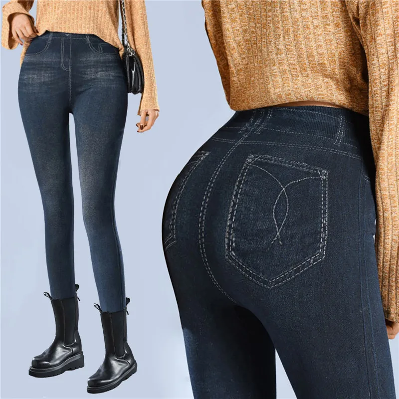 Ladies Donna Slim Skinny Jeggings Denim Jeans - Foto 6