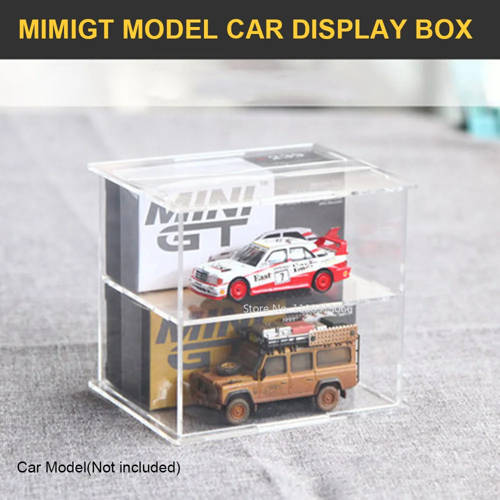 MINIGT 164 Alloy Car Model Transparent Acrylic Hard Cover Case