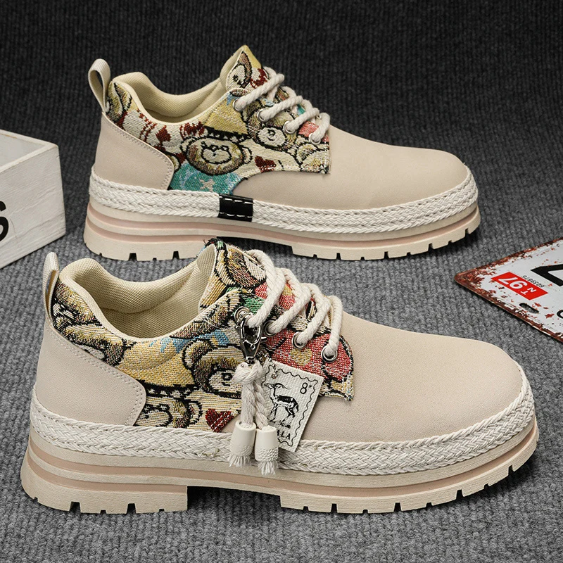 

CYYTL Mens Shoes Ankle Boots Fashion Sneakers Summer Casual Luxury Designer Platform Hiking Outdoor Leather Sport Running Tennis