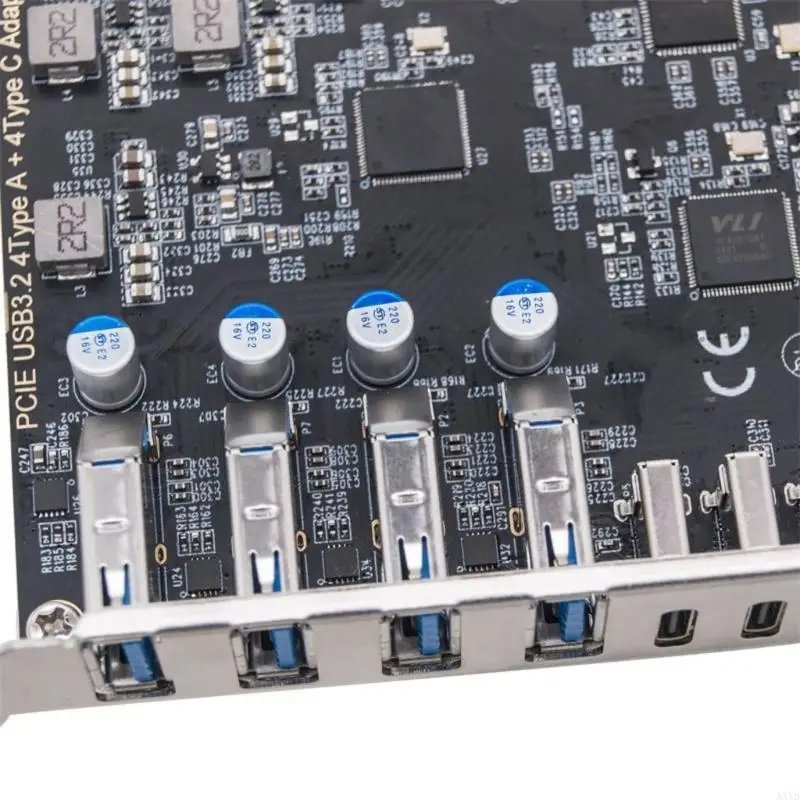 AXYB USB Expansion Card 8Ports PCIE USB3.2 Card Efficiently Energy USB3.2 Hubs