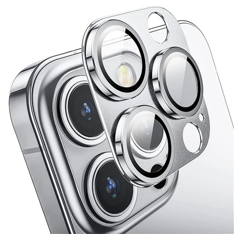 Premium Metal Camera Lens Protection Glass - Full Cover Phone Camera Glass