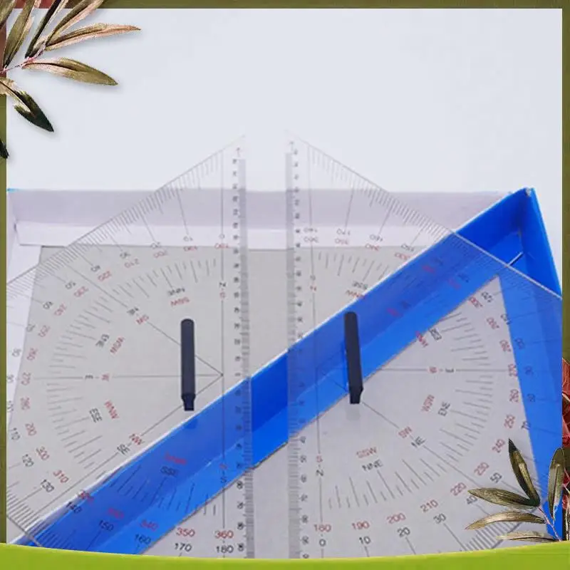 선박 도면용 새로운 차트 그리기 삼각형 눈금자 300Mm 거리 측정 교육 공학용 대규모 삼각형 눈금자