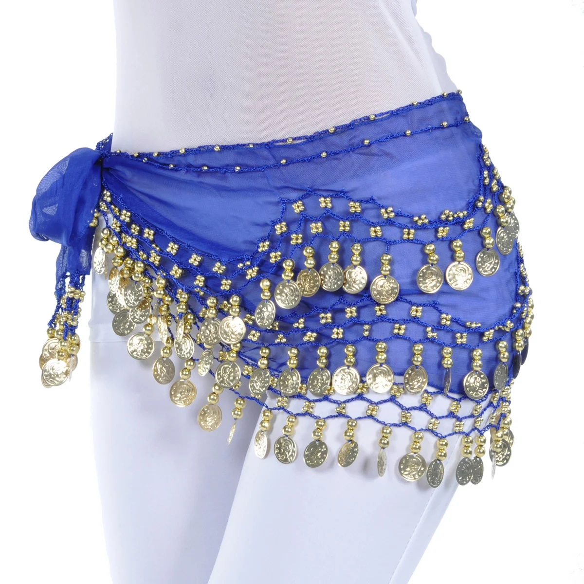 

Fashion Belly Dance Waist Chain Costume Coins Skirt Belt Hip Wrap Professional Stage Clothing Girls and Women Dance Wear CC9342