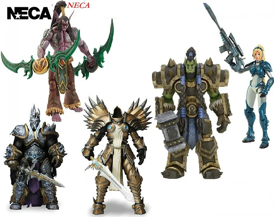 

Подвижные куклы NECA "Heroes of The Storm" Warcraft, новая Эри Эльзас тайрелл, игрушки-модели ручной работы