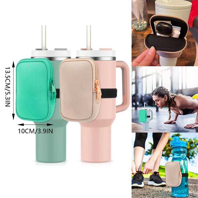 Water Bottle Pouch Printing Handheld Caddy Holder Bag for Stanley Tumblers  20/30/40oz Mugs Portable Storage Bag Gym Accessories - AliExpress