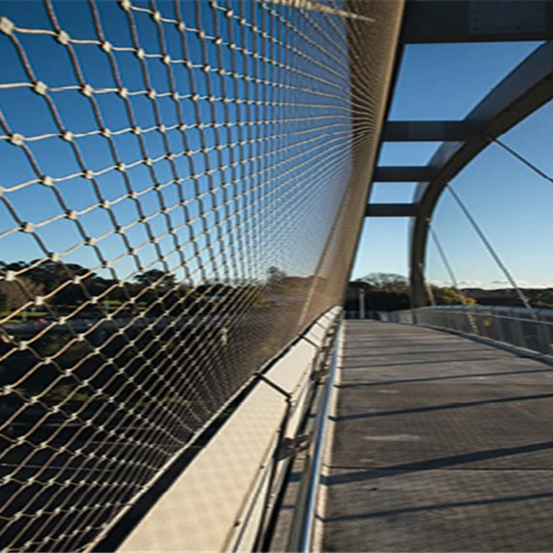 Flexible Stainless Steel Protection Safety Window Netting with Ferrule